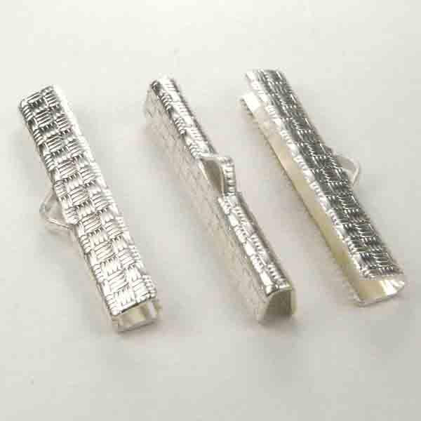 Silver Plated 32MM Endbar Clamp