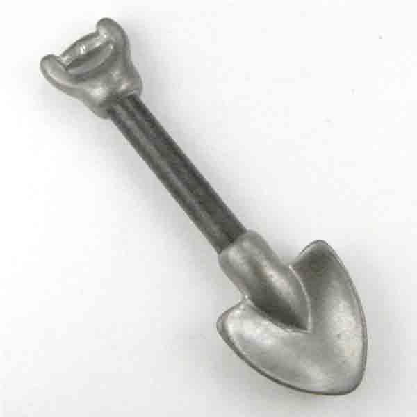 Silver and Black 32X8MM Shovel