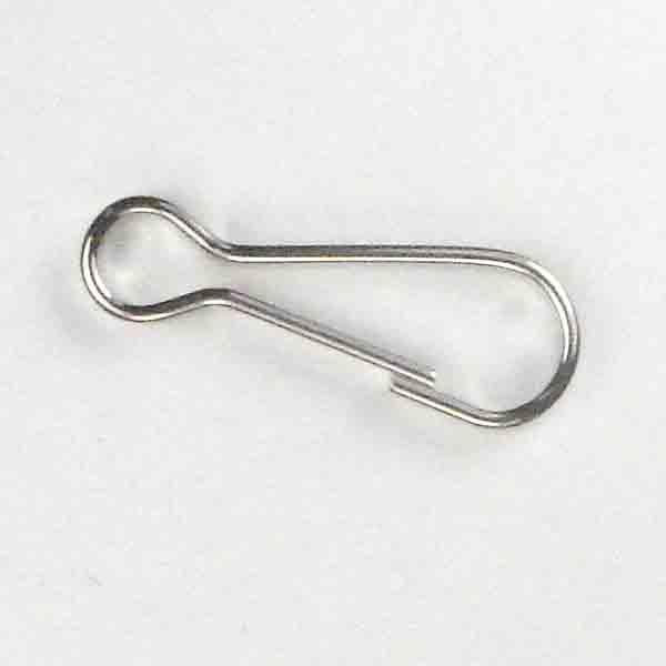 Silvr 19X6MM Hook Clasp