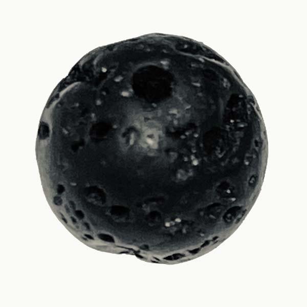 Single 8MM Ball Black Lava