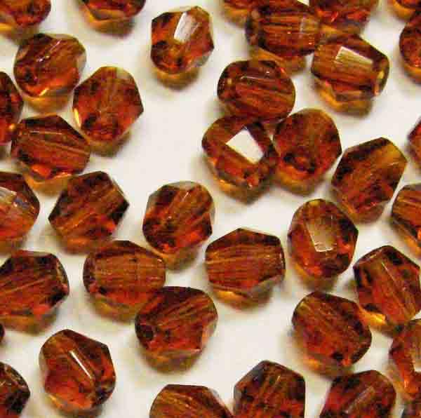 Smoke Topaz 5MM Fire Polish Bicone