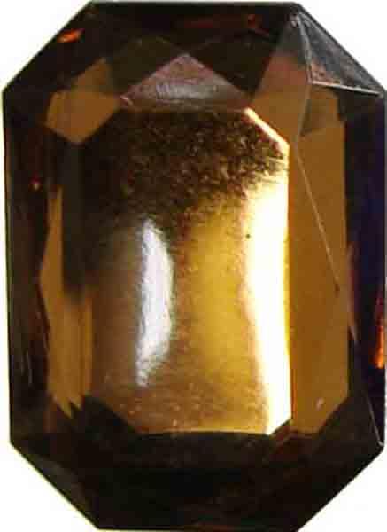 Smoked Topaz 14X10 Flatback Faceted
