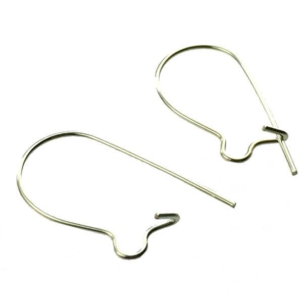 Sterling Silver 17.5MM Kidney Earwire