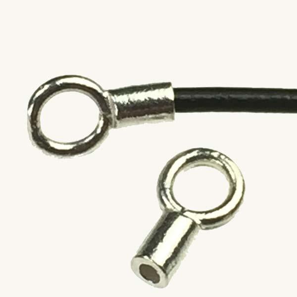 Sterling Silver .8MM Cord End