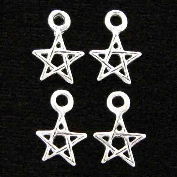 Sterling Silver 10x7MM Star