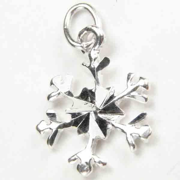 Sterling Silver 11MM Snowflake