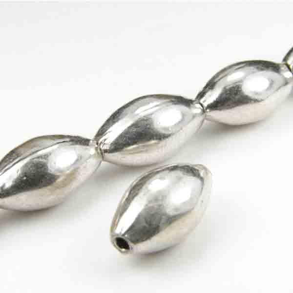 Sterling Silver 12X7MM Smooth Oval
