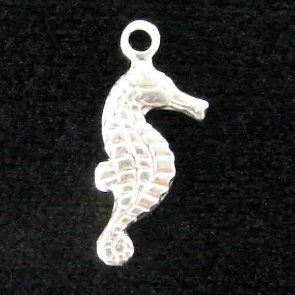 Sterling Silver 13x5.5MM Seahorse