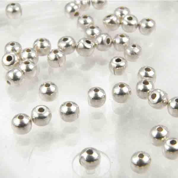 Sterling Silver 2MM Baroque Ball
