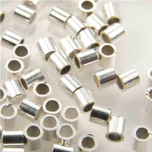 Sterling Silver 2MM Crimp Bead