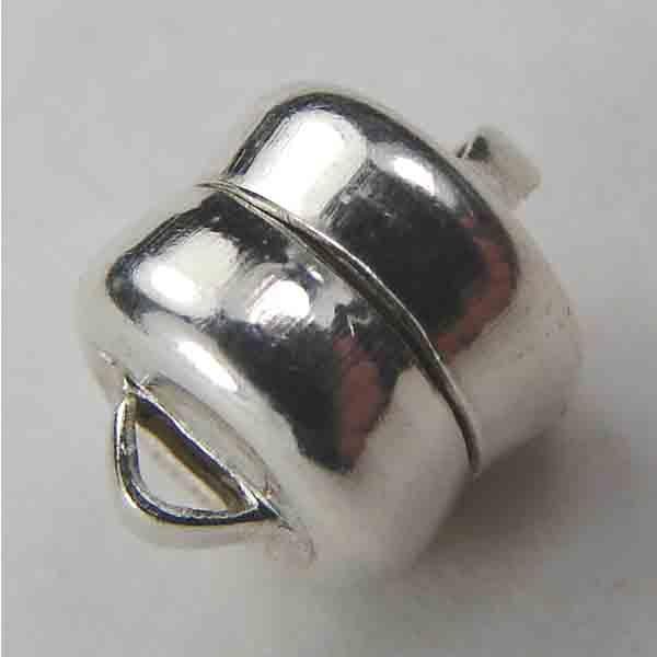 Sterling Silver 6MM Magnetic 2 Part Clasp