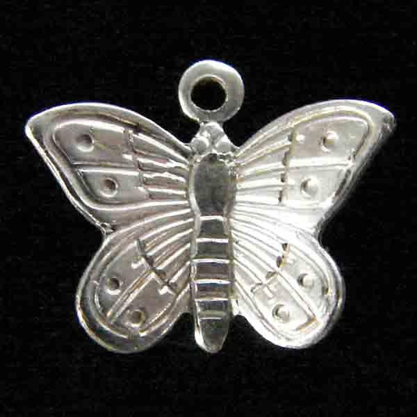 Sterling Silver Butterfly 10X7MM