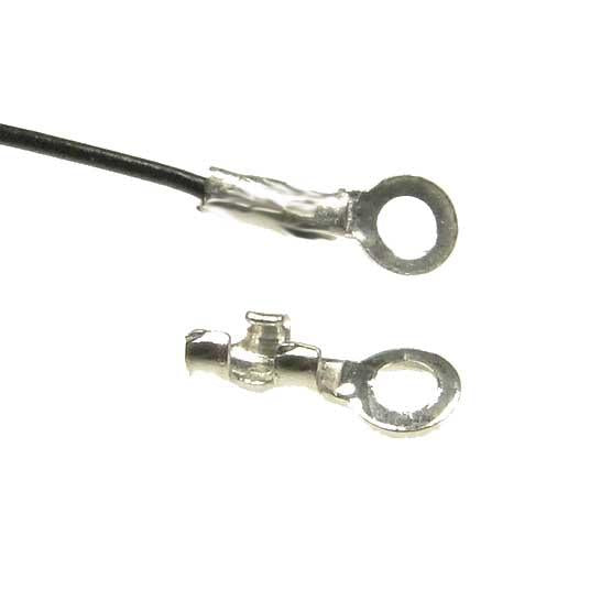 Sterling Silver Crimp End with Hanging Loop