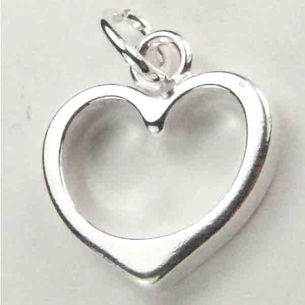 Sterling Silver Openwork Heart