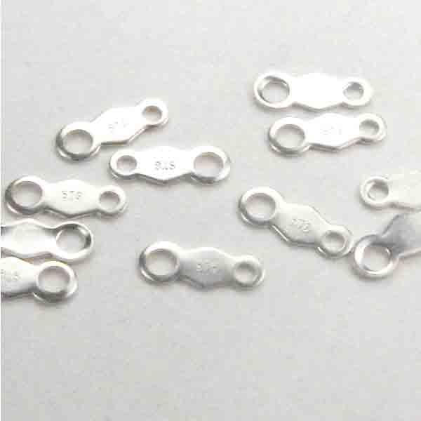 Sterling Silver 7.5x3MM Tab For Spring Ring Clasp