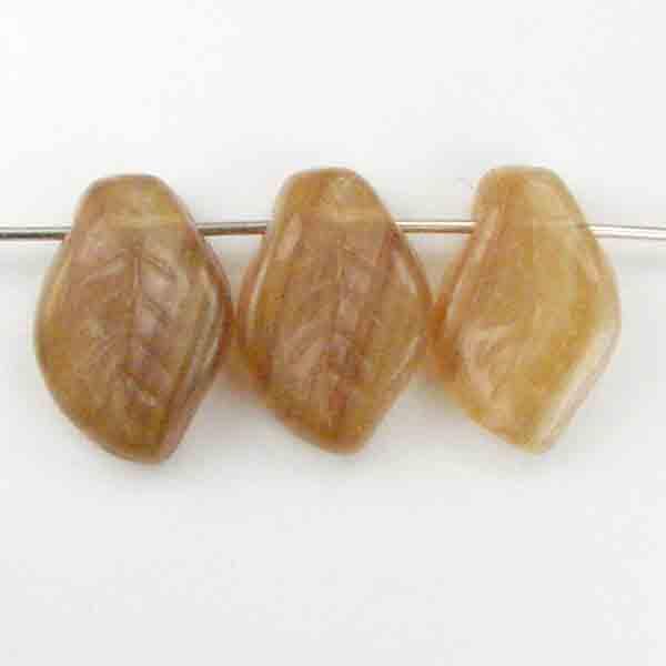 Striated Smoked Topaz 10X15MM Leaf