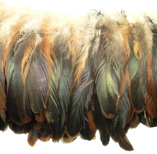 Strung Half Bronze Cocque Feathers