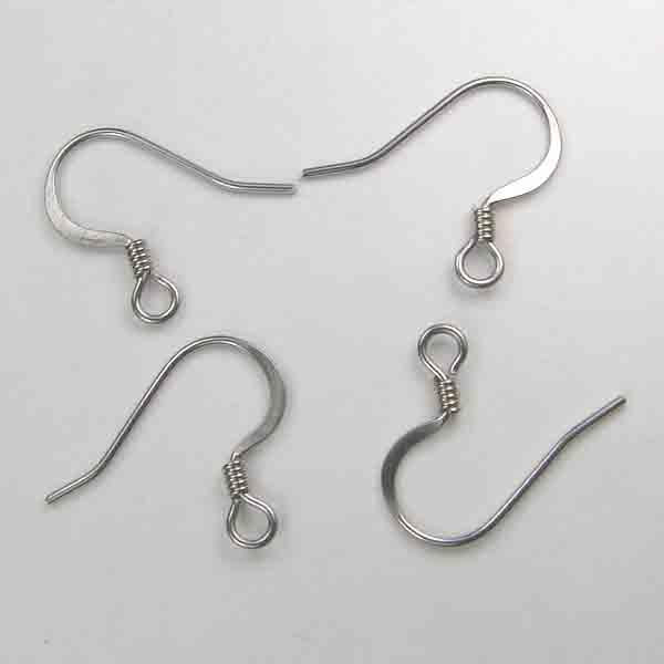 Surgical Steel 16MM Earwire With Coil
