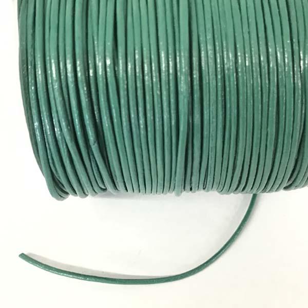 Teal 1.5MM Leather Cord