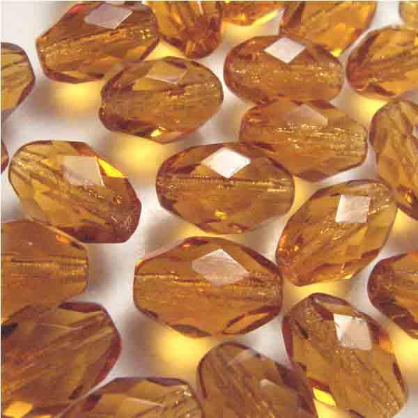 Topaz 11X7MM Fire Polish Oval