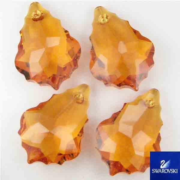 Topaz 16X11MM Scalloped Edge Flatback