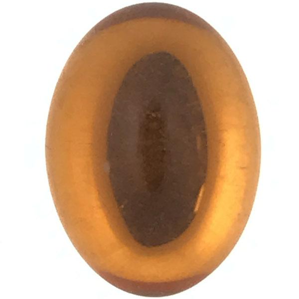 Topaz 25x18MM Vintage Foiled Back Cabochon
