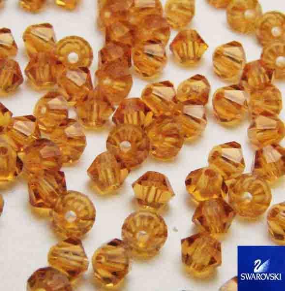 Topaz 3MM Swarovski Bicone Art. 5328