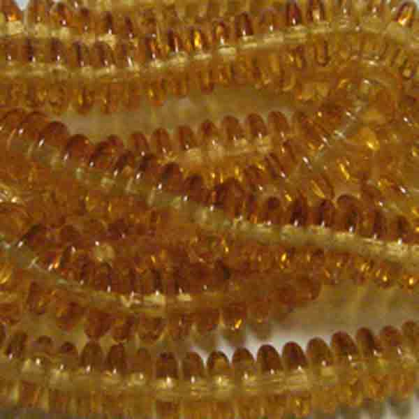 Topaz 6x3MM Belly Rondelle