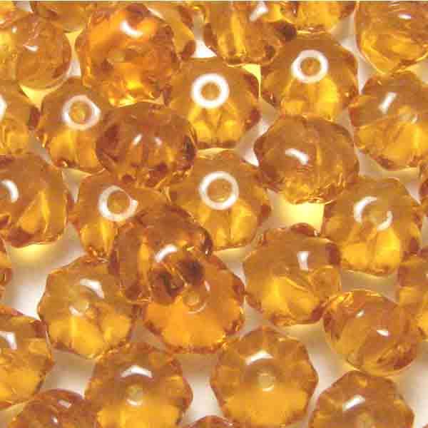 Topaz 6x8MM Melon Rondelle
