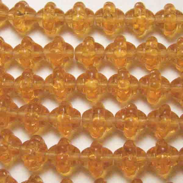 Topaz 7MM Beaded Lantern Oval