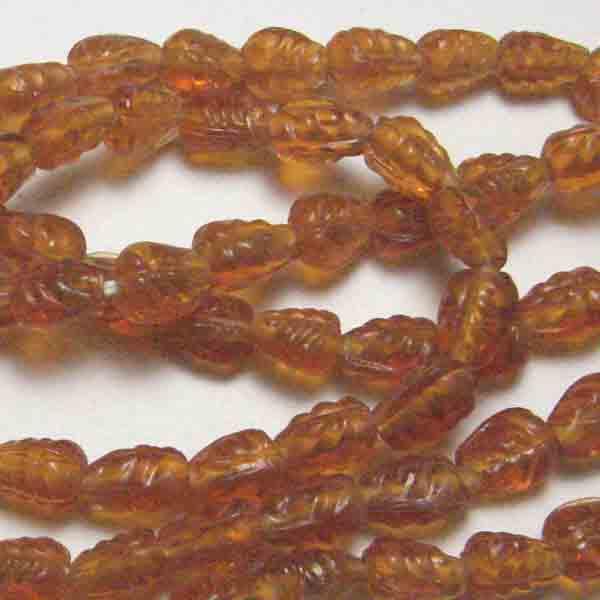 Topaz 7X5MM Textured Leaf