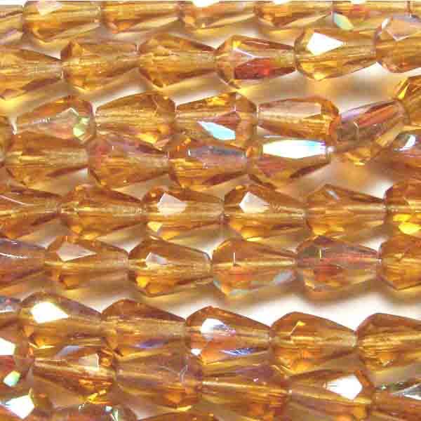 Topaz AB 7X5MM Fire Polish Tear