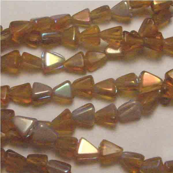 Topaz Ab 5MM Triangle Bead