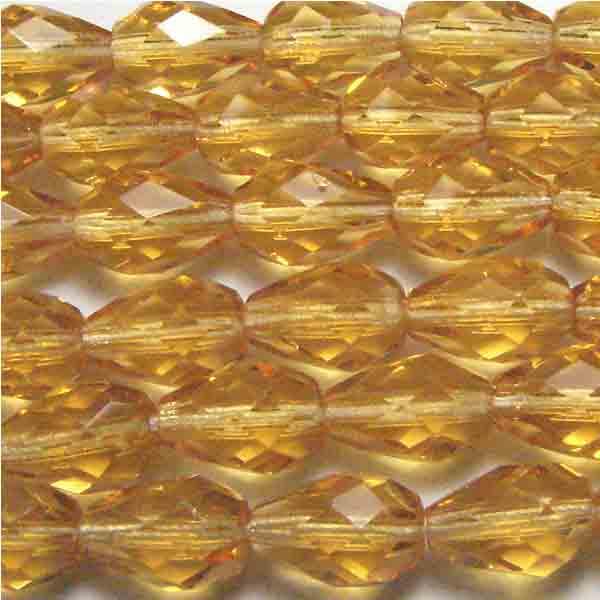 Topaz Fire Polish Tear 10x7MM