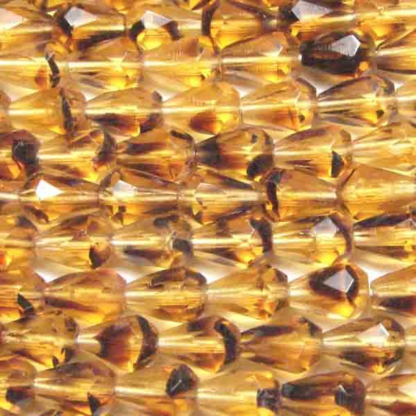 Tortise Tear 7X5MM Fire Polish Tear