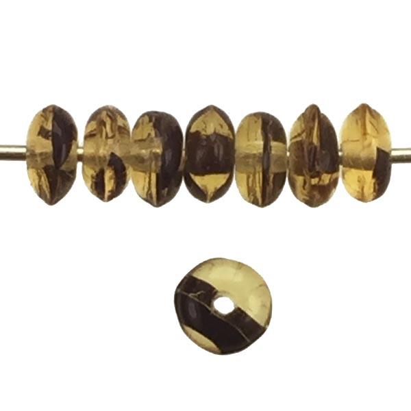 Tortoise Belly Rondelle 4x2MM
