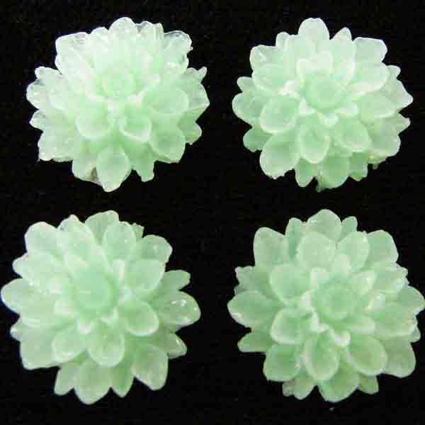 Translucent Jade 18MM Acylic Dahlia