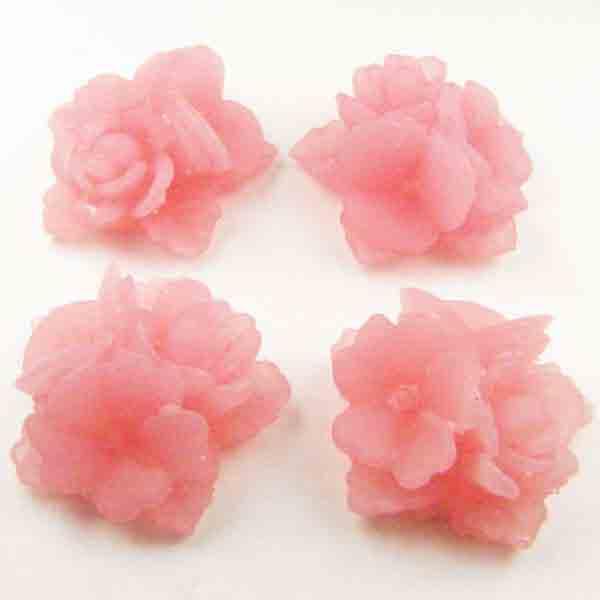 Translucent Pink 16MM Acrylic Flower Cluster