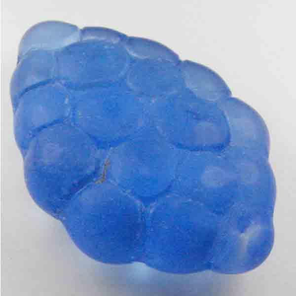 Transparent Sapphire 3D Grape Cluster 35X24MM