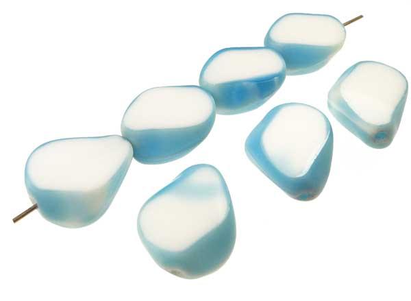 Vintage 15x13MM Blue Turquoise