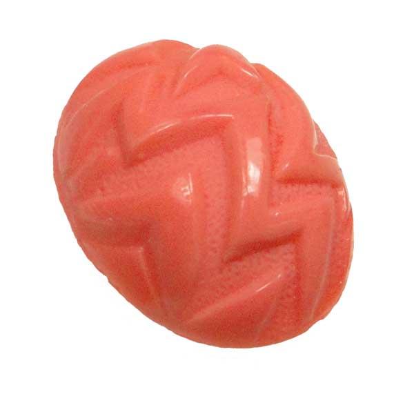 Vintage 19x15MM Carved Chevron