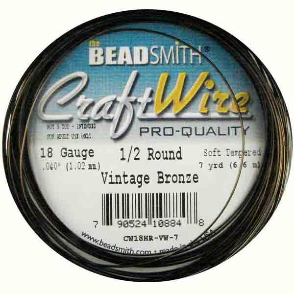 Vintage Bronze Color 18 Gauge