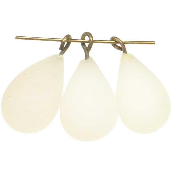 Vintage Matte Alabaster 16x12MM Wired Tear