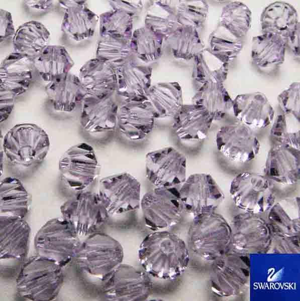 Violet 4MM Swarovski Bicone