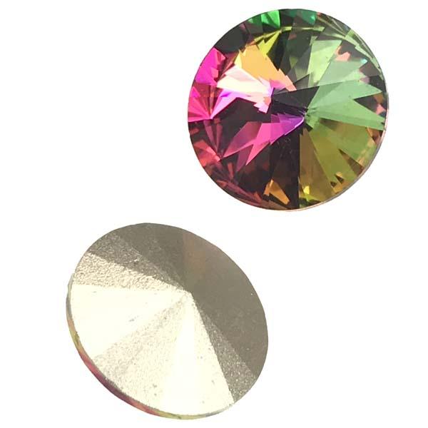 Vitrail Medium Faceted 14MM Rivoli Stone