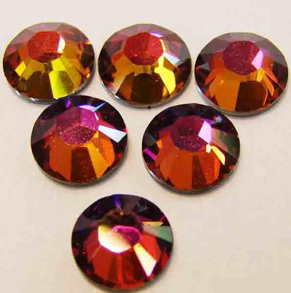 Volcano SS 34 (7MM) Flatback Swarovski Rhinestone