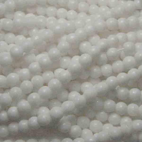 White 4MM Druk Ball