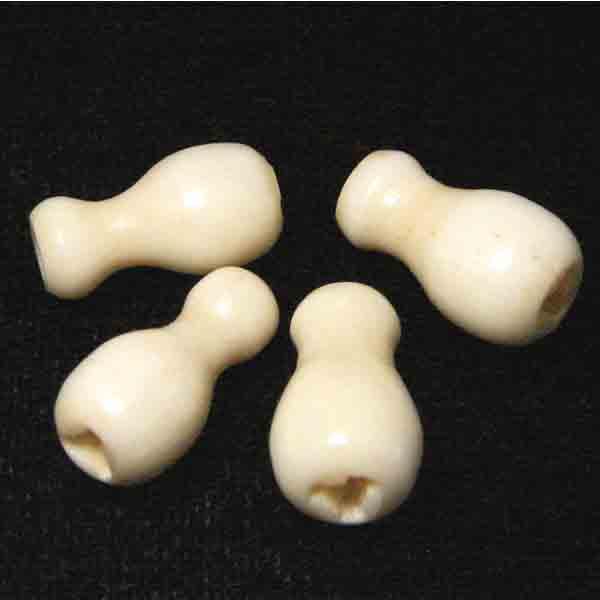 White Bone 13x7MM Gourd