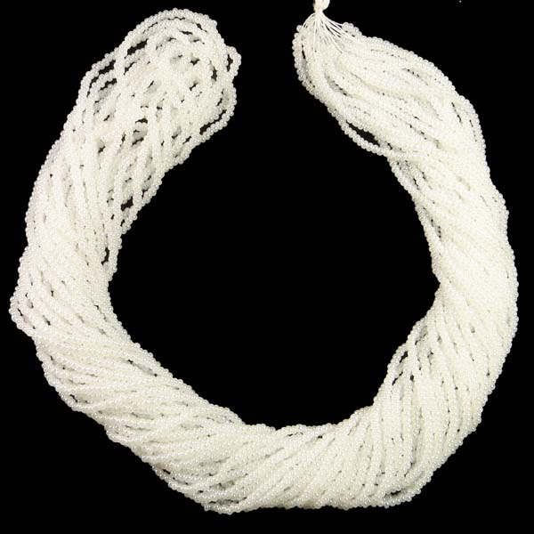 White Pearl 14/0 Seed Bead
