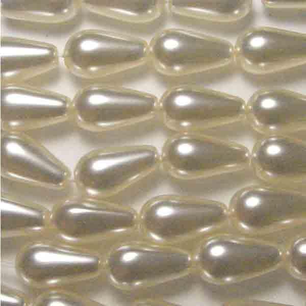 White Pearl 15X8MM Tear